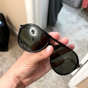 Persol Black Aviator Sunglasses